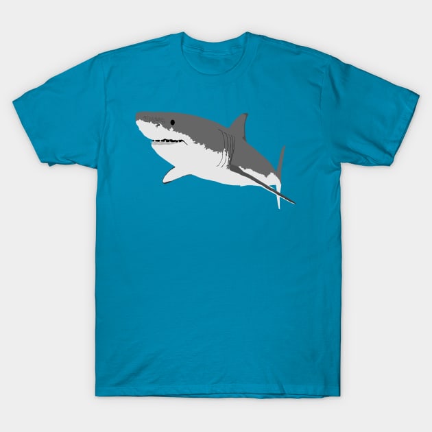 Great White Shark T-Shirt by stargatedalek